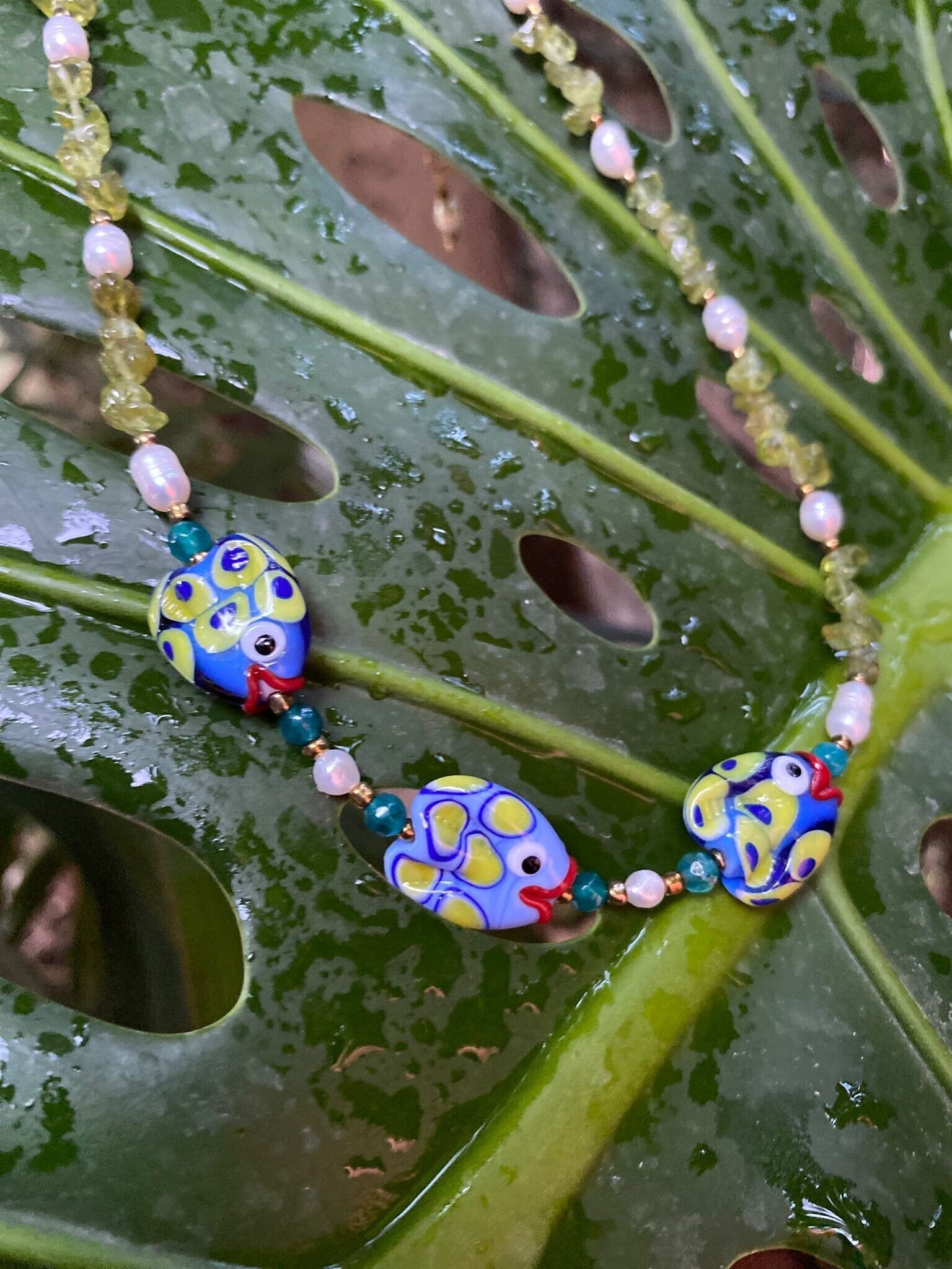 Piscis "Tres peces verde"